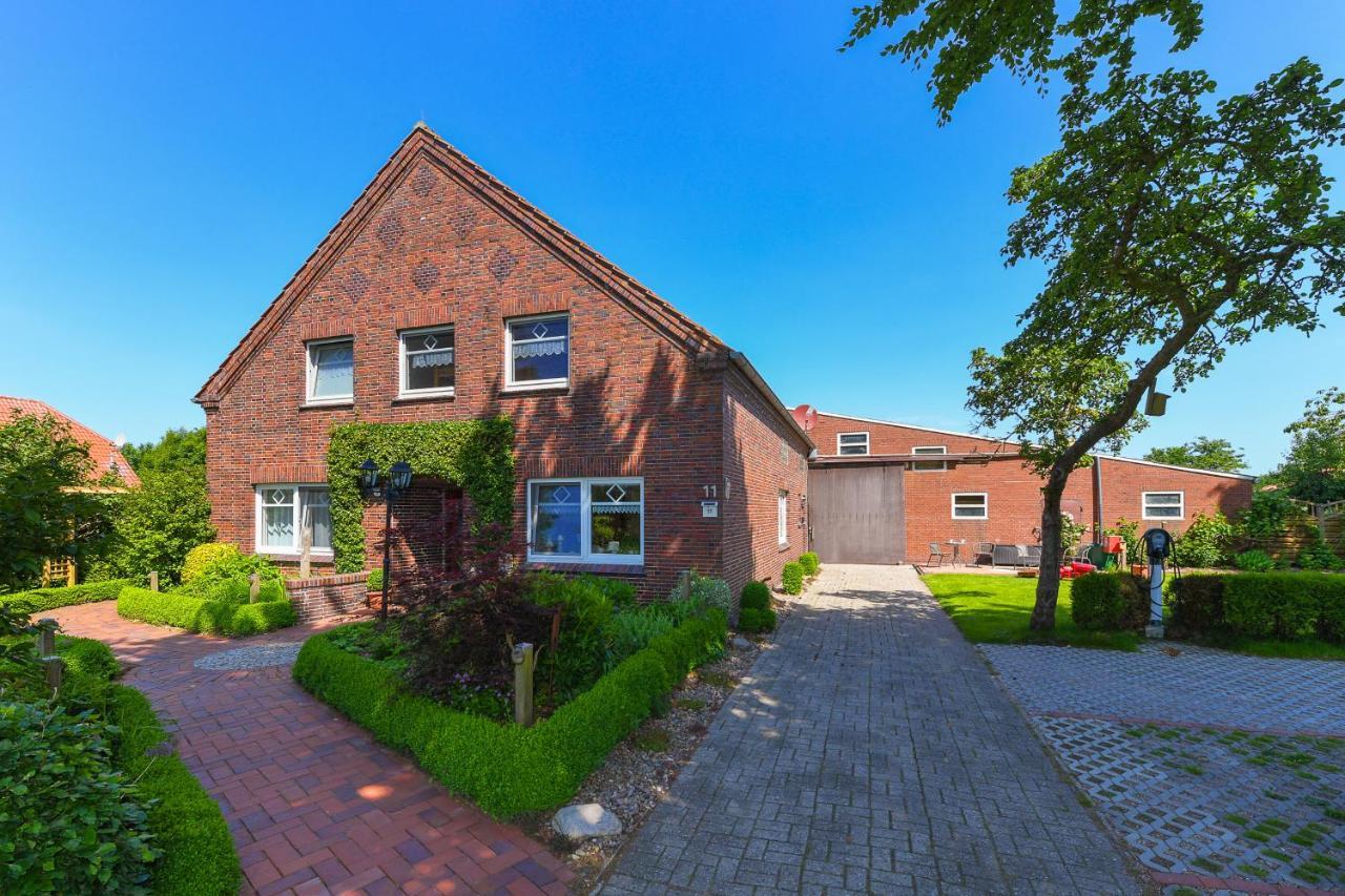 Ferienwohnung Muehlenblick Auf Dem Ferienhof Eschen Moorweg ภายนอก รูปภาพ
