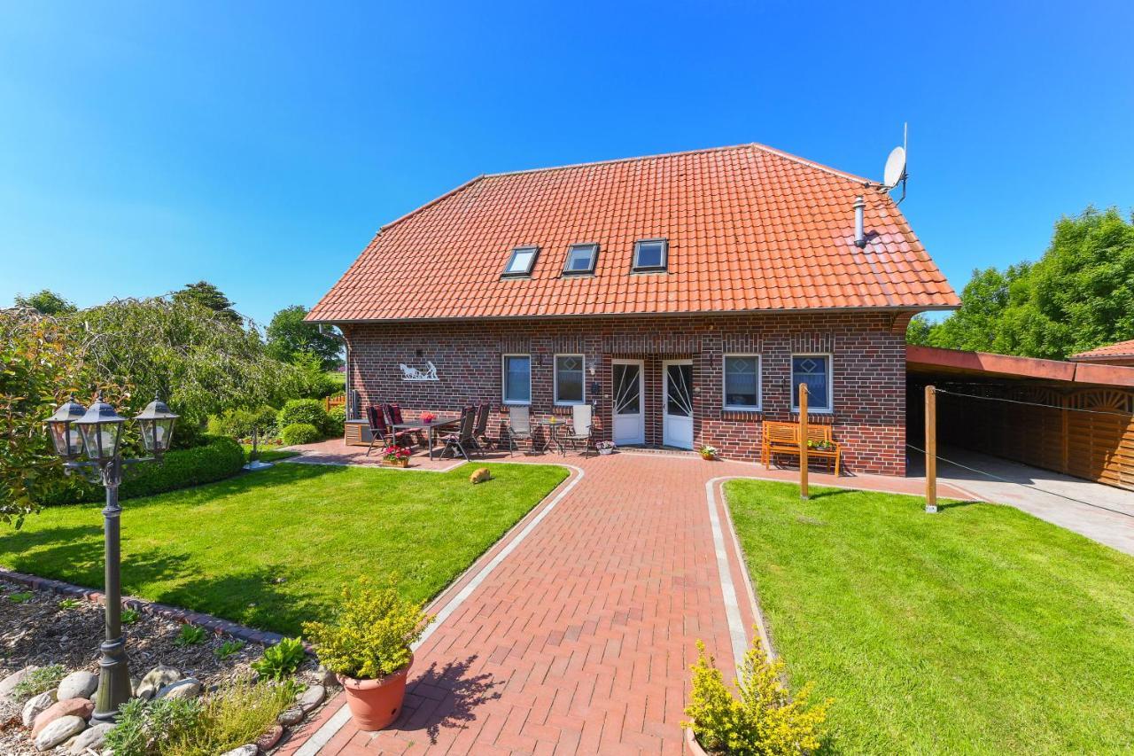 Ferienwohnung Muehlenblick Auf Dem Ferienhof Eschen Moorweg ภายนอก รูปภาพ